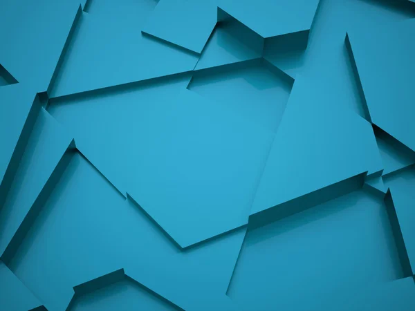 Azul abstrato triângulo fundo — Fotografia de Stock