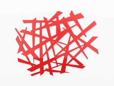 Kırmızı kaos kafes arka plan 