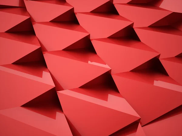 Red abstract triangle background — Stock Photo, Image