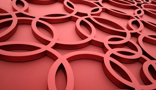 Red abstract circle background — Stock Photo, Image