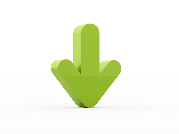 Green arrow business concept — Stock Photo, Image