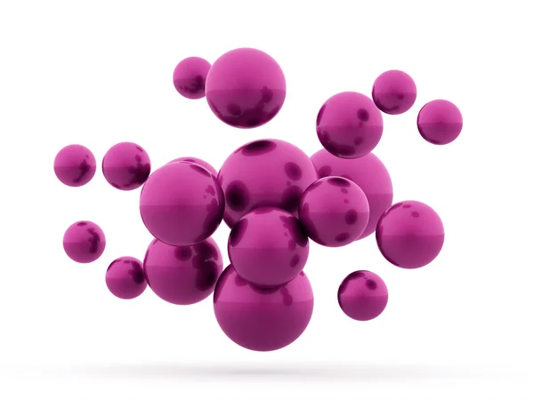 Purple sphere business concept rendered — Stock Photo, Image