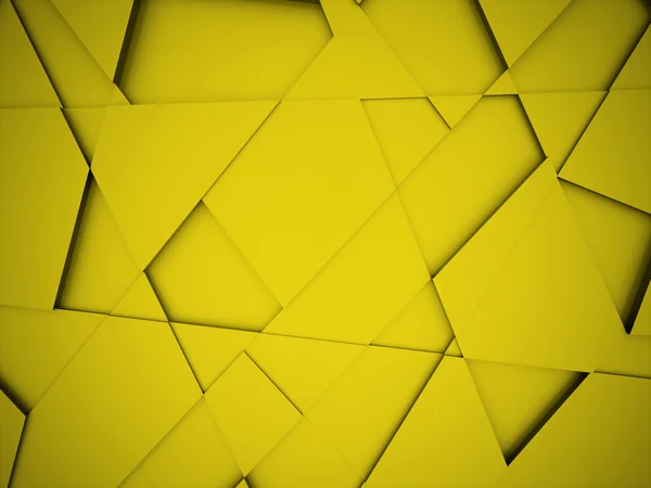 Gul abstrakt triangel affärsidé — Stockfoto
