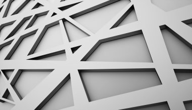 Siyah ve beyaz kaos kafes  