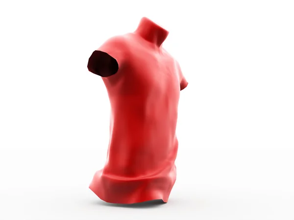 Man red figurine rendered — Stock Photo, Image