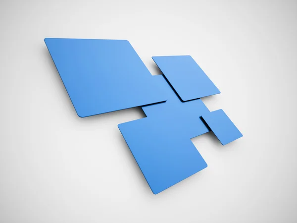 Синій абстрактний футуристичний бізнес фон — стокове фото