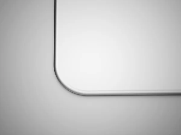 Silver card concept rendered on dark — Stock Photo, Image