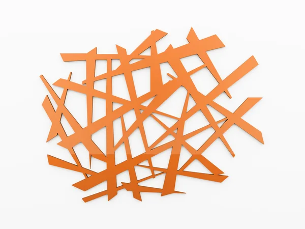 Orange mesh background — Stock Photo, Image