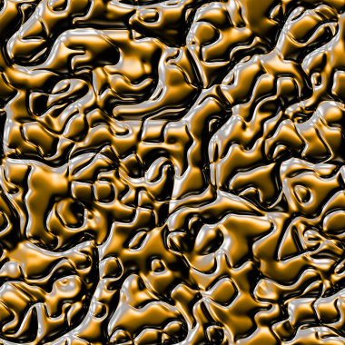 Waves liquid metal texture generated clipart