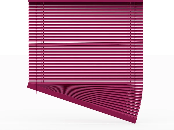 Blinds rendered on white — Stock Photo, Image