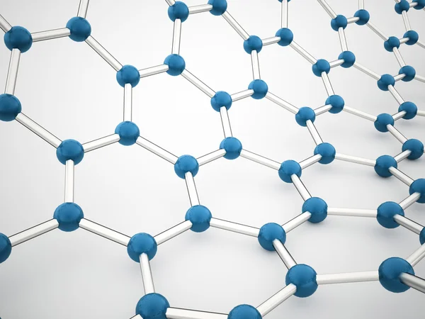 分子メッシュ チューブ構造 — ストック写真