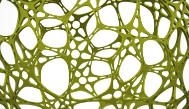 Fütüristik organik arka plan