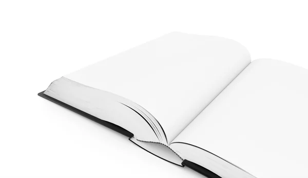 Blank opened book — Stock Photo, Image