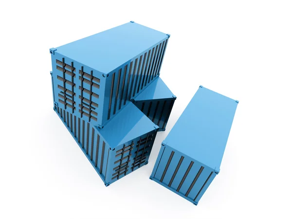 Containers concept rendered — Stock Photo, Image