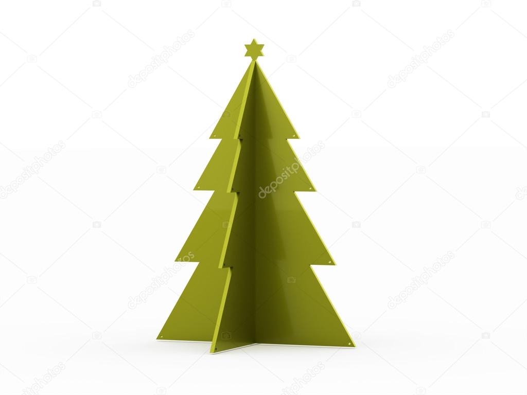 Abstract christmas tree concept