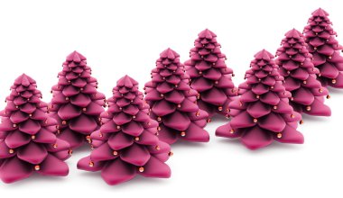 Soyut Noel ağacı kavramı