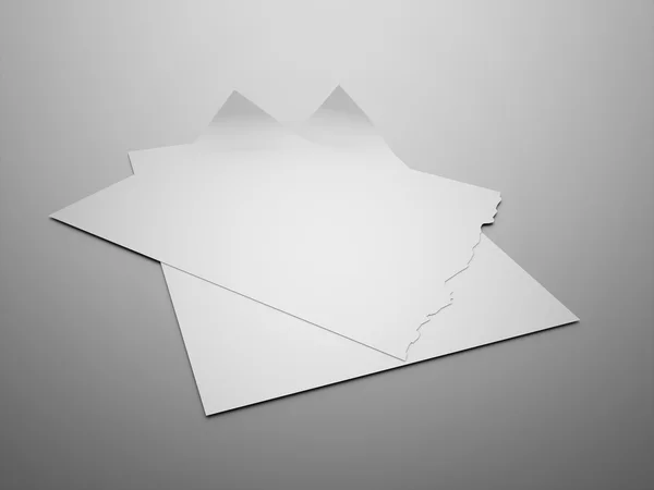 Blank paper note format — Stock Photo, Image