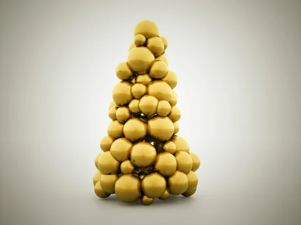 Concepto abstracto de árbol de navidad —  Fotos de Stock