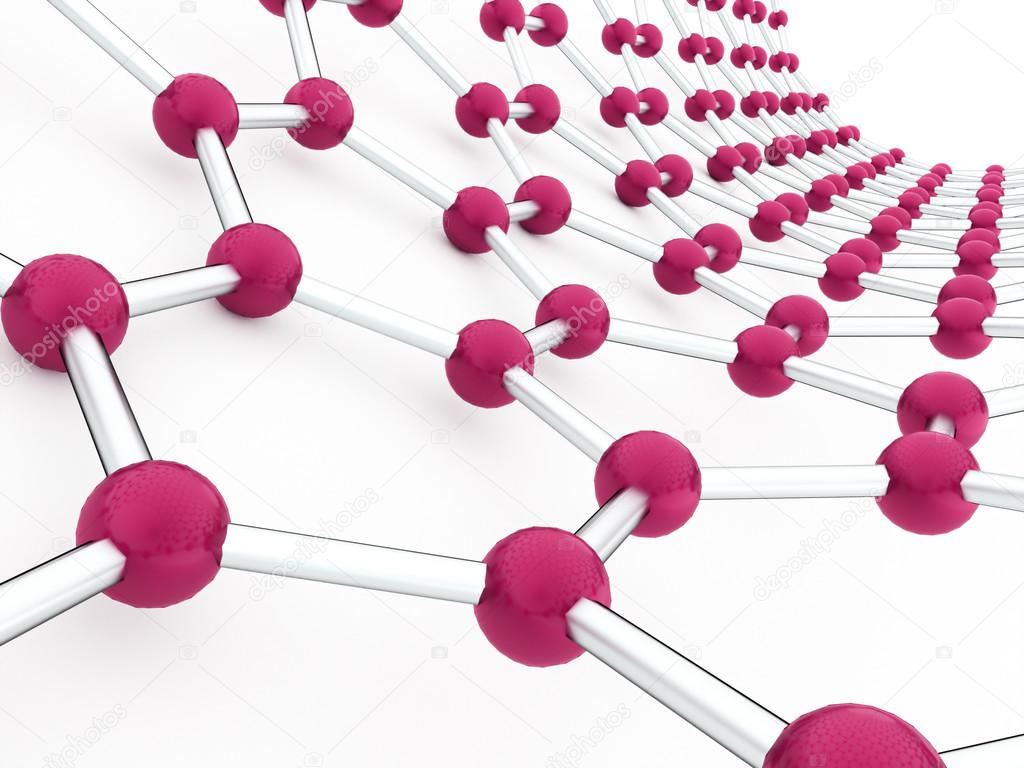 Molecular mesh tube structure 