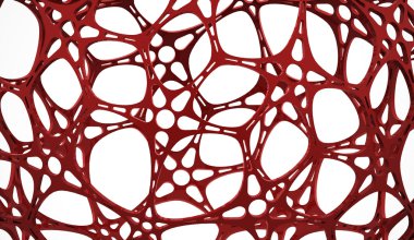 Fütüristik organik arka plan 