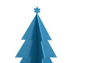 Soyut Noel ağacı kavramı