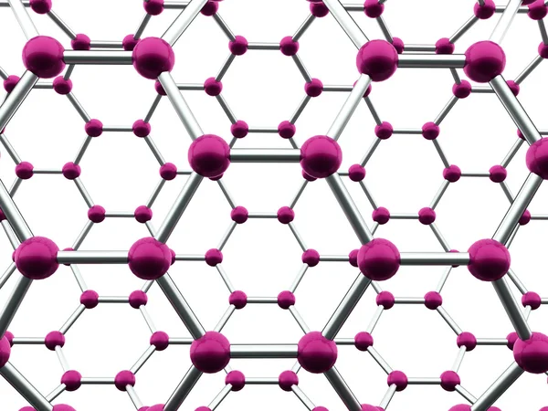 分子メッシュ チューブ構造 — ストック写真