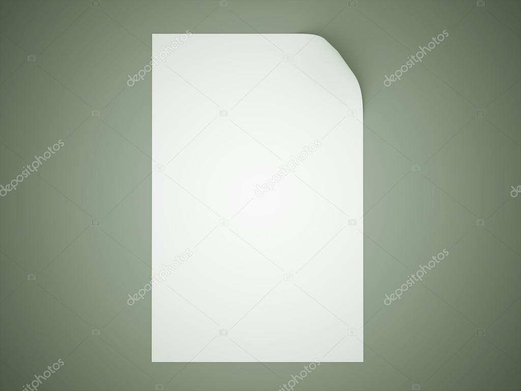 Blank paper note format  