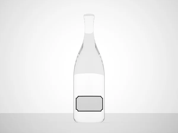 İşlenen cam şişe — Stok fotoğraf