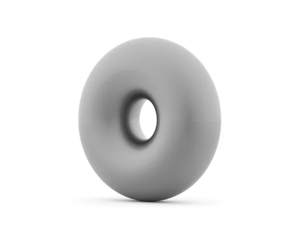 Torus rendered isolated on white — Stock Photo, Image