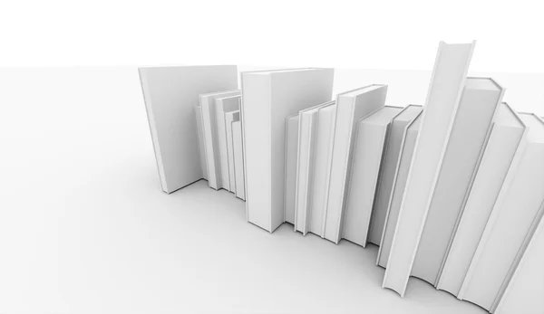 Books concept rendered — Stock Photo, Image