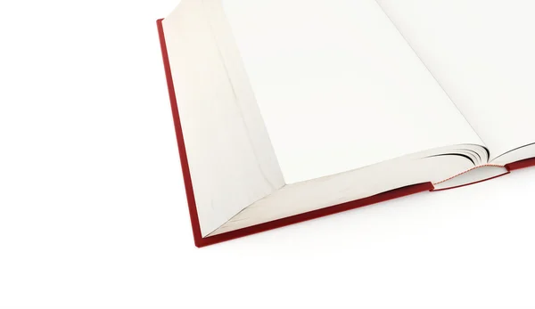 Livro em branco aberto — Fotografia de Stock