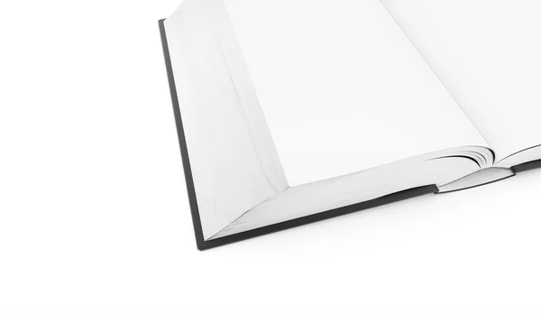 Livro em branco aberto — Fotografia de Stock