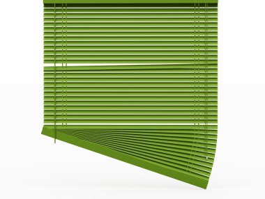 Blinds rendered on white  clipart