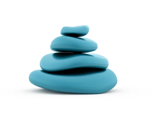 Pebbles concept rendered — Stock Photo, Image