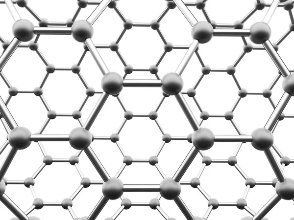 分子メッシュ チューブ構造 — ストック写真