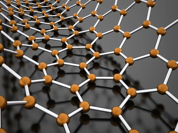 分子的网管结构 — 图库照片