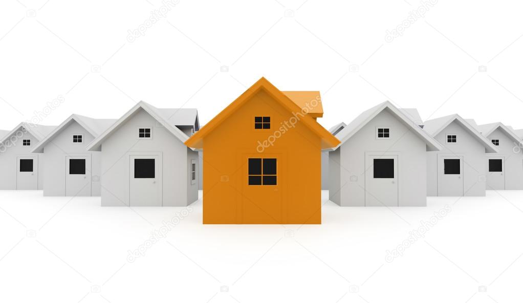 Houses business concept 