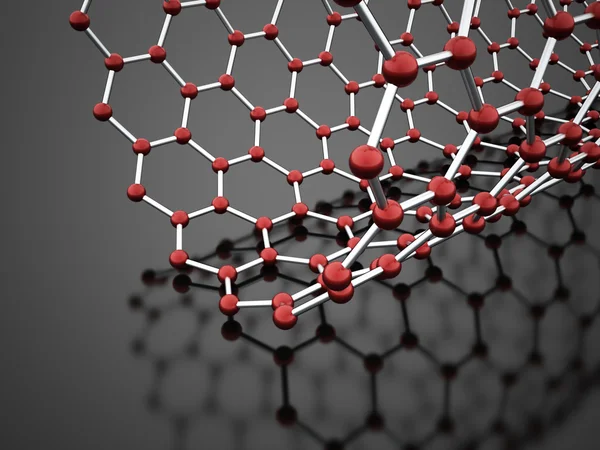 Moleculaire mesh buis structuur — Stockfoto