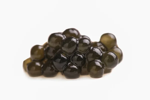 Caviar Esturión Negro Aislado Sobre Fondo Blanco —  Fotos de Stock