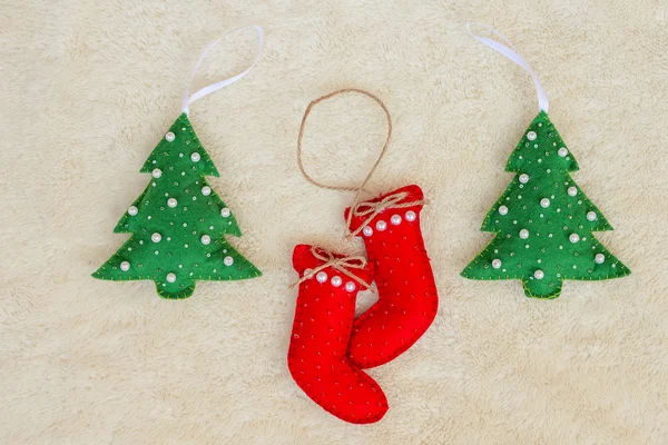 1Joyería hecha a mano para árbol de Navidad — Foto de Stock