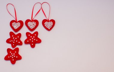 arka planda 1Yeni yılki süslemeleri