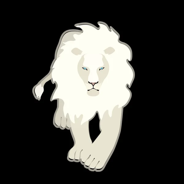 Lion, vecteur, logo — Image vectorielle