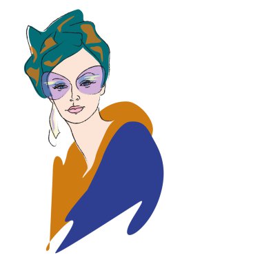 moda, şapkalı kadın,