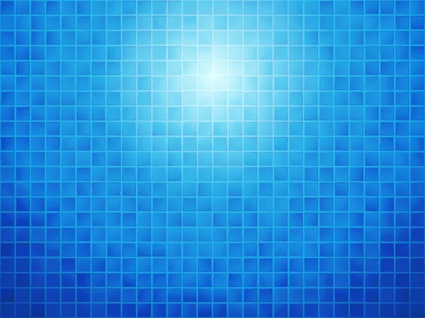 Fond carrelé à carreaux bleu — Image vectorielle
