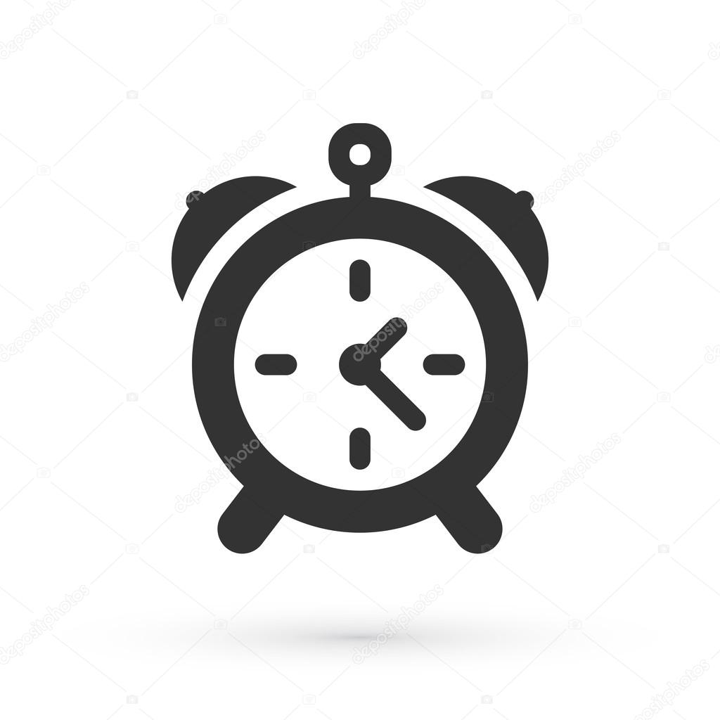 simple alarm clock icon