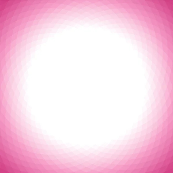 Amour moderne fond géométrique rose avec centre blanc — Image vectorielle