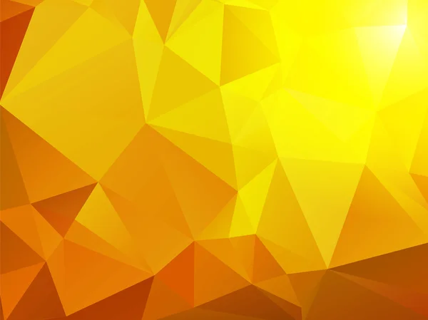 Trojúhelníkové pozadí jasné žluté slunce — Stockový vektor