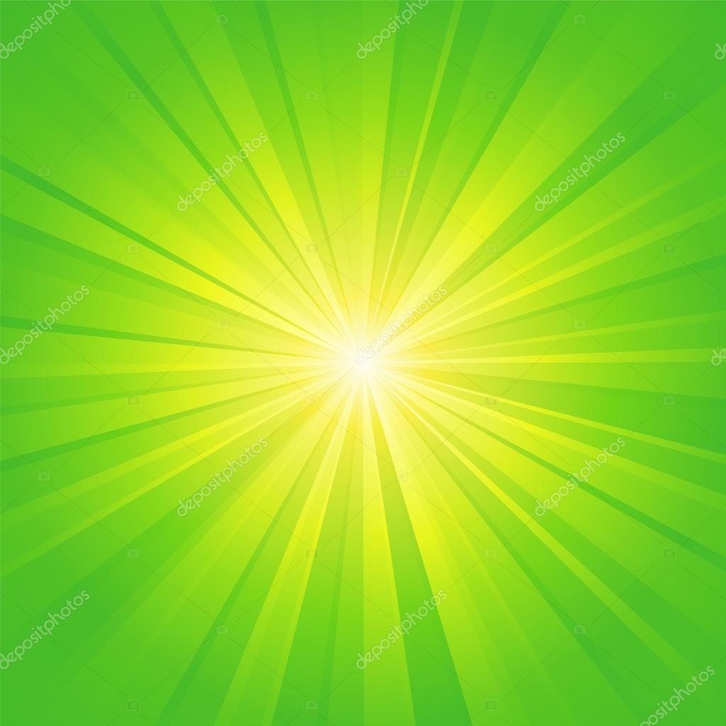 Green yellow ray background Stock Vector Image by ©mimacz #91147504