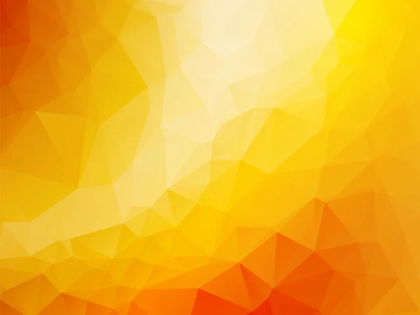 옐로우 오렌지 골드의 삼각형 추상적인 배경 — 스톡 벡터