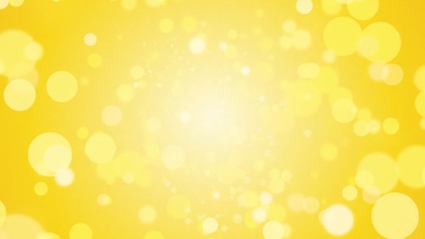 fond jaune abstrait avec des cercles volants 